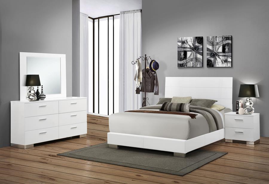 Felicity Bedroom Set High Gloss