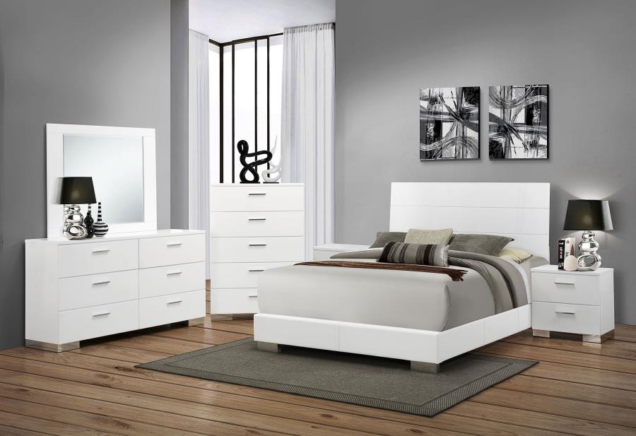 Felicity Bedroom Set High Gloss