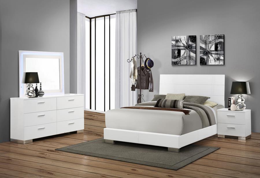 Felicity Bedroom Set High Gloss