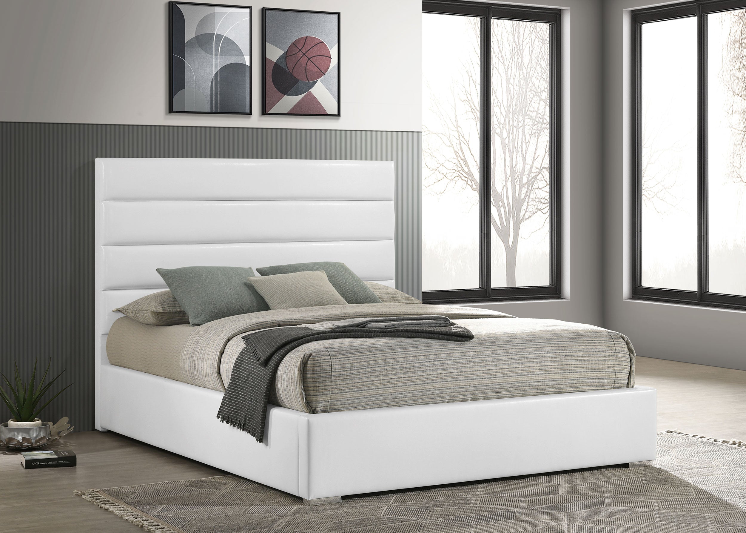 Felicity 53-inch Upholstered Platform Bed