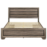Kauffman Wood Storage Panel Bed