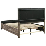 Kauffman Wood Storage Panel Bed