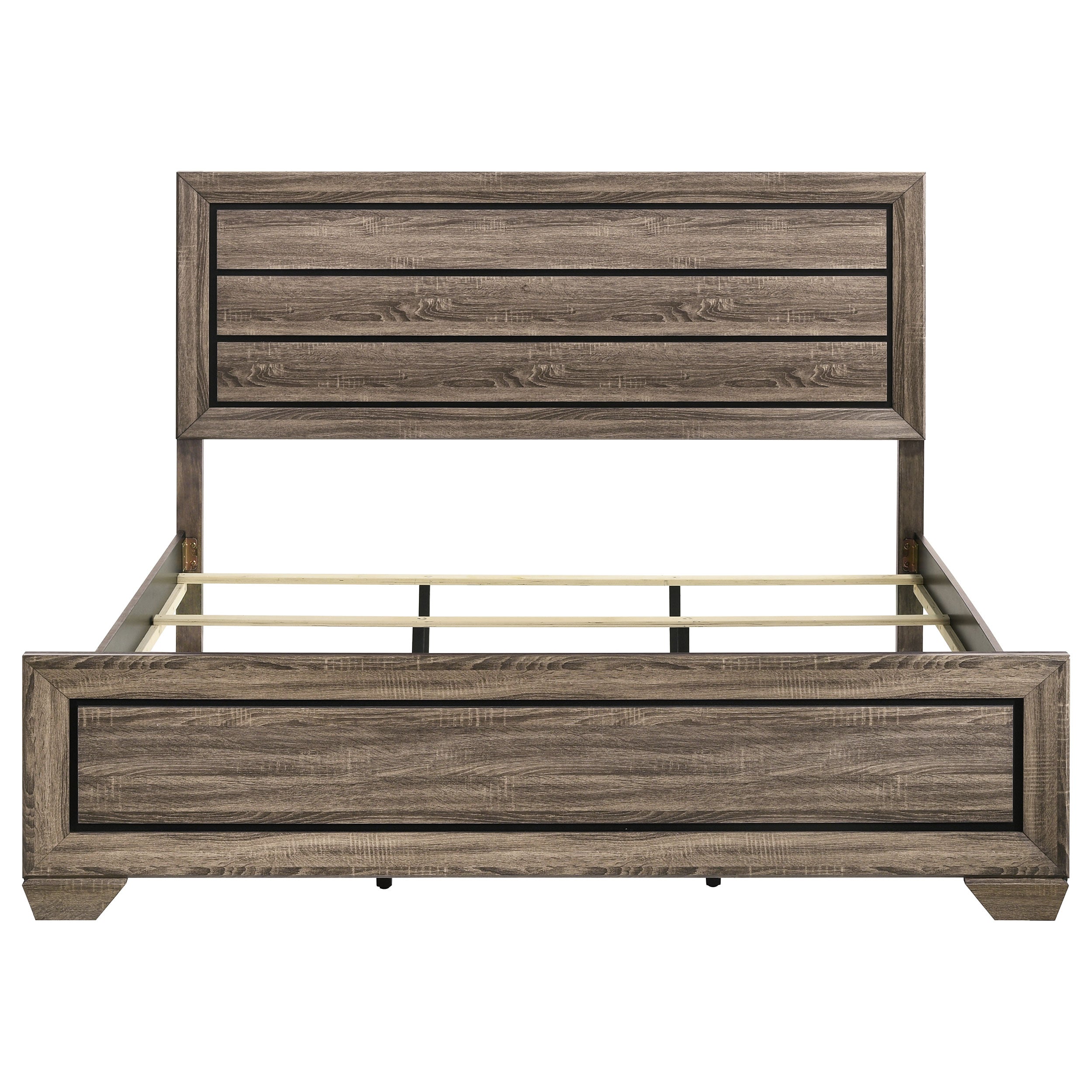 Kauffman Wood Panel Bed