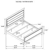 Kauffman Wood Panel Bed