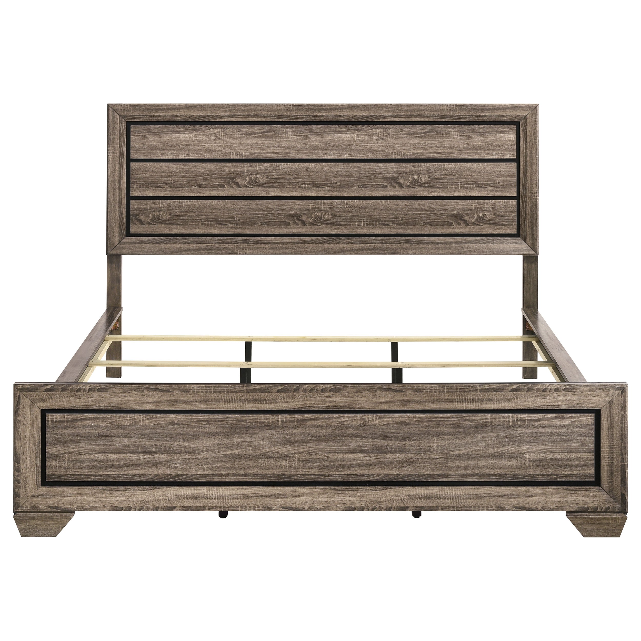 Kauffman Wood Panel Bed