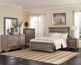 Kauffman Wood Panel Bed