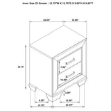 Kauffman 2-drawer Nightstand