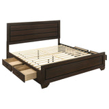 Kauffman Wood Storage Panel Bed