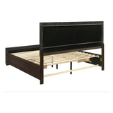 Kauffman Wood Storage Panel Bed