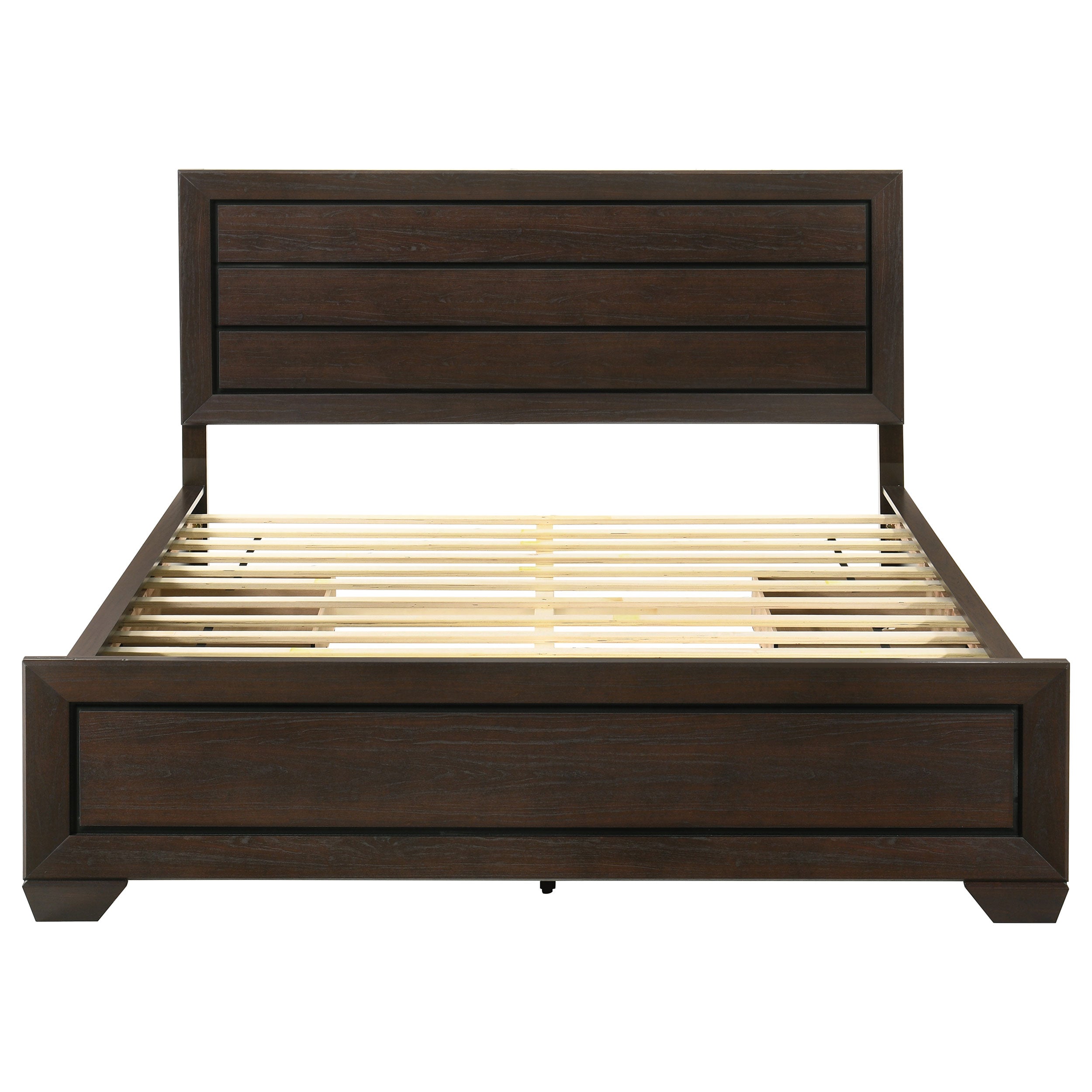 Kauffman Wood Storage Panel Bed