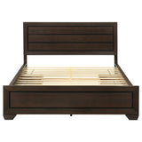 Kauffman Wood Storage Panel Bed