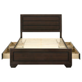 Kauffman Wood Storage Panel Bed