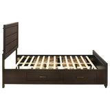Kauffman Wood Storage Panel Bed