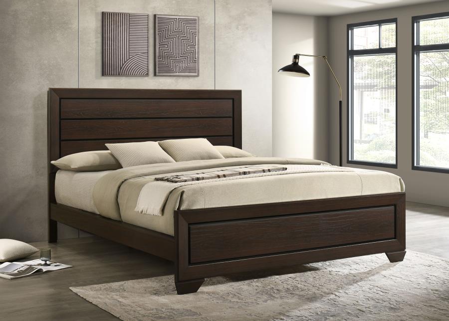 Kauffman Wood Panel Bed