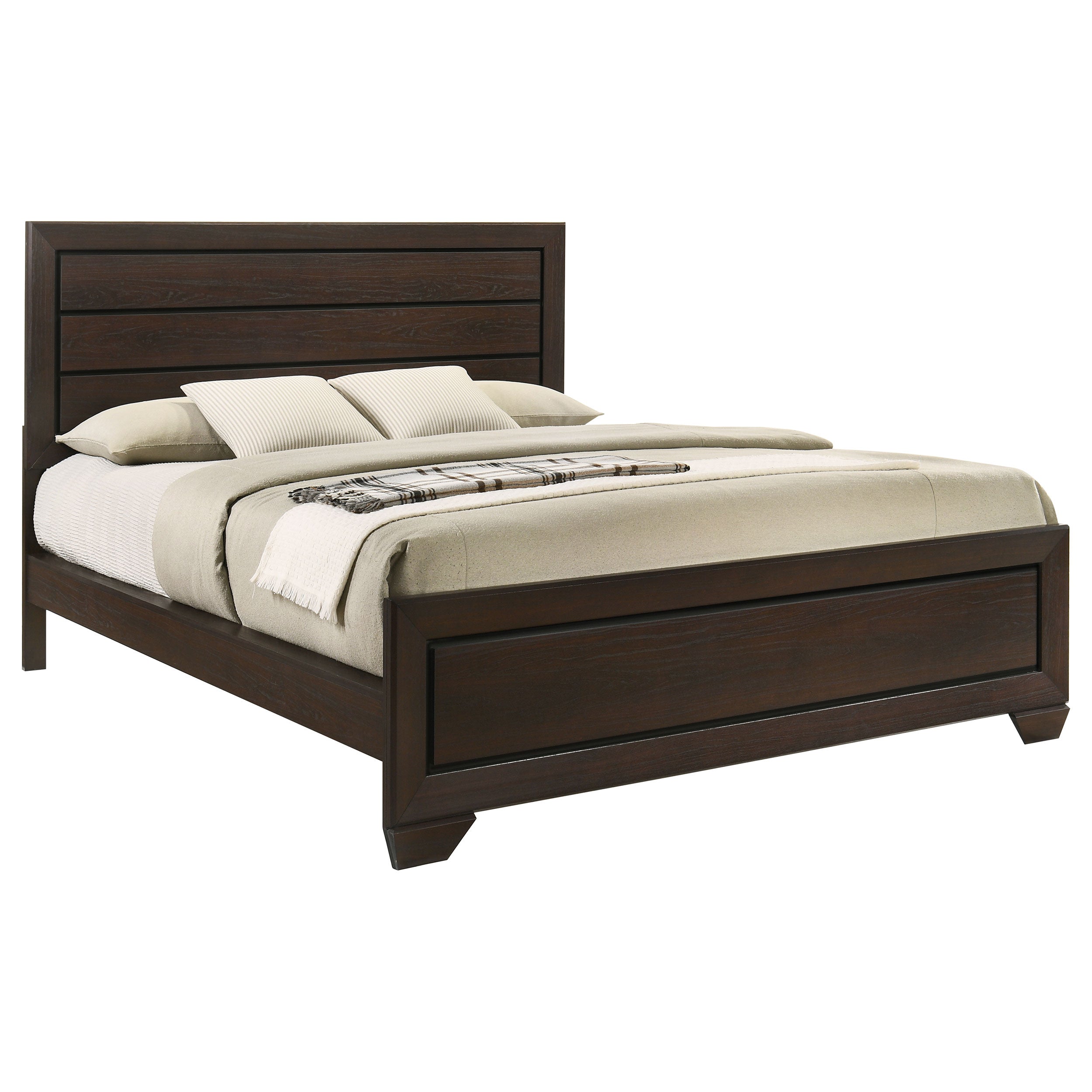 Kauffman Wood Panel Bed