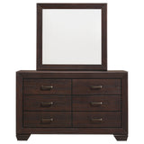 Kauffman 6-drawer Dresser with Mirror
