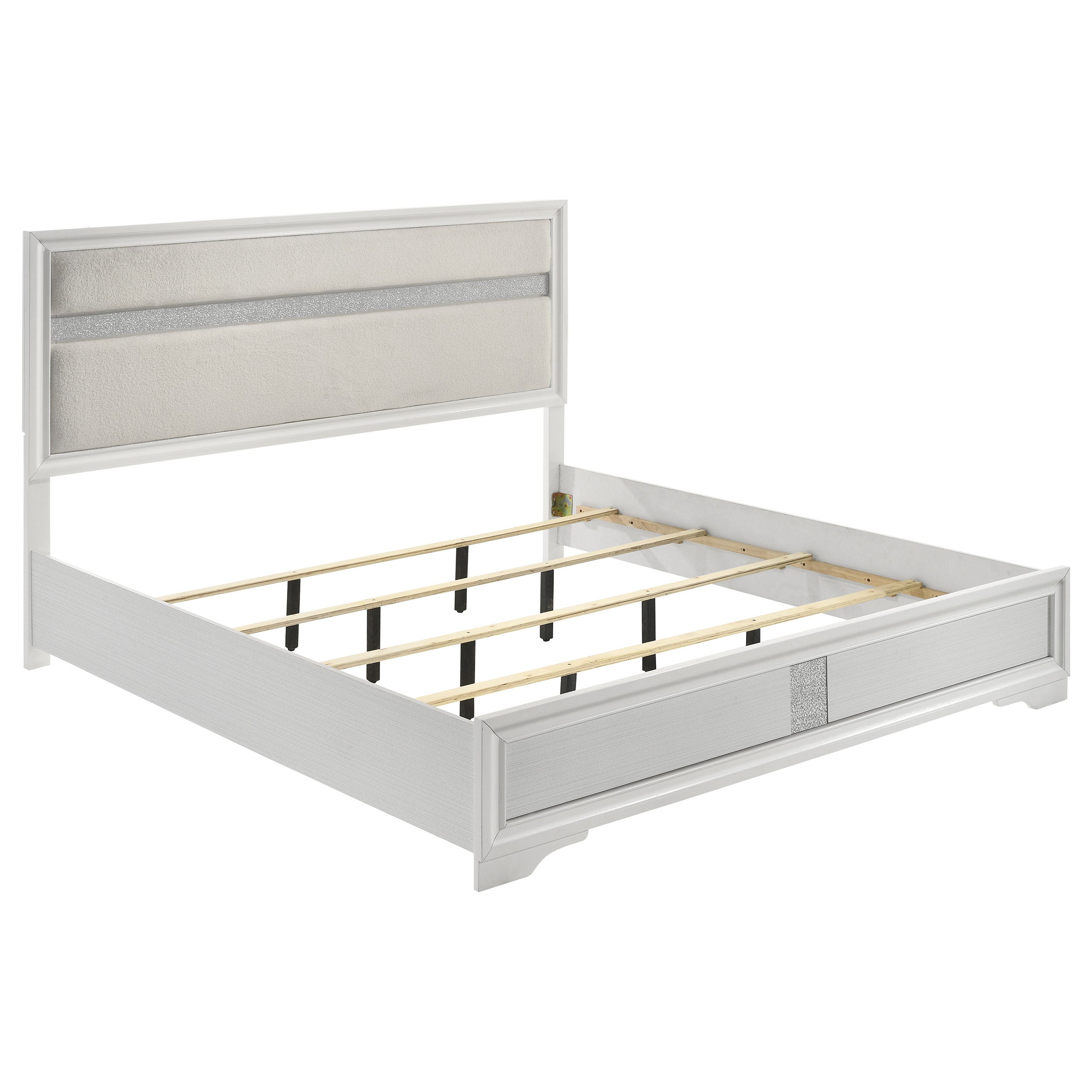 Miranda 54-inch Upholstered Panel Bed