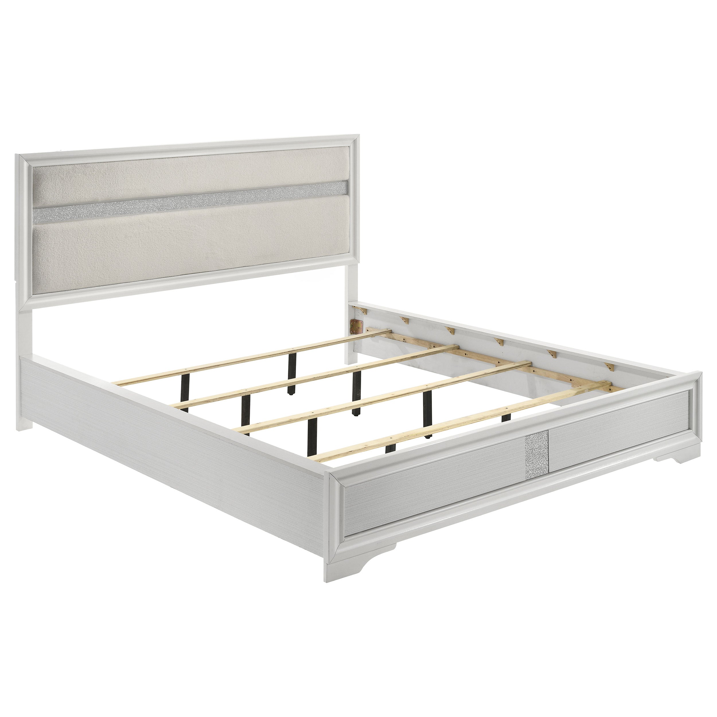 Miranda 54-inch Upholstered Panel Bed