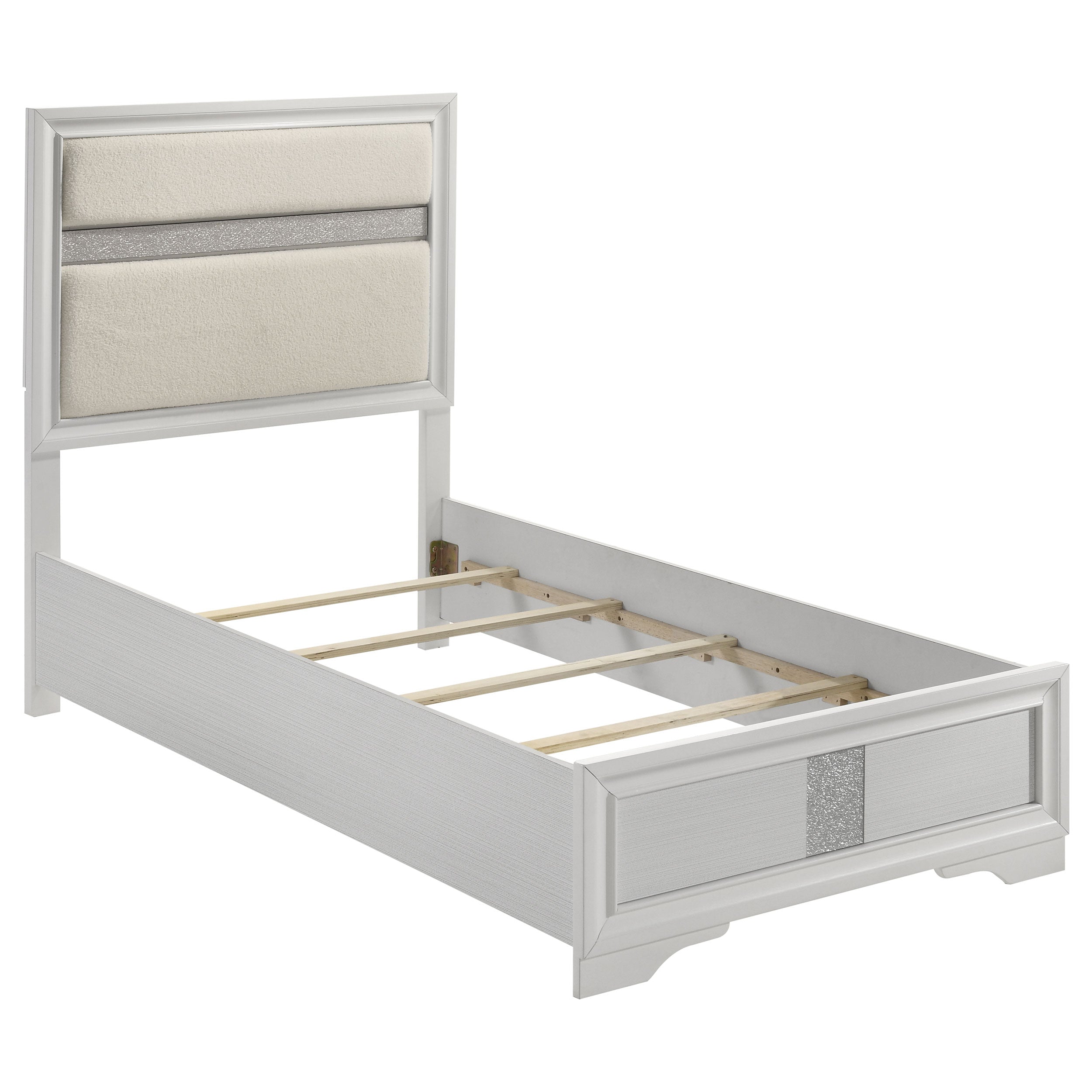 Miranda 54-inch Upholstered Panel Bed