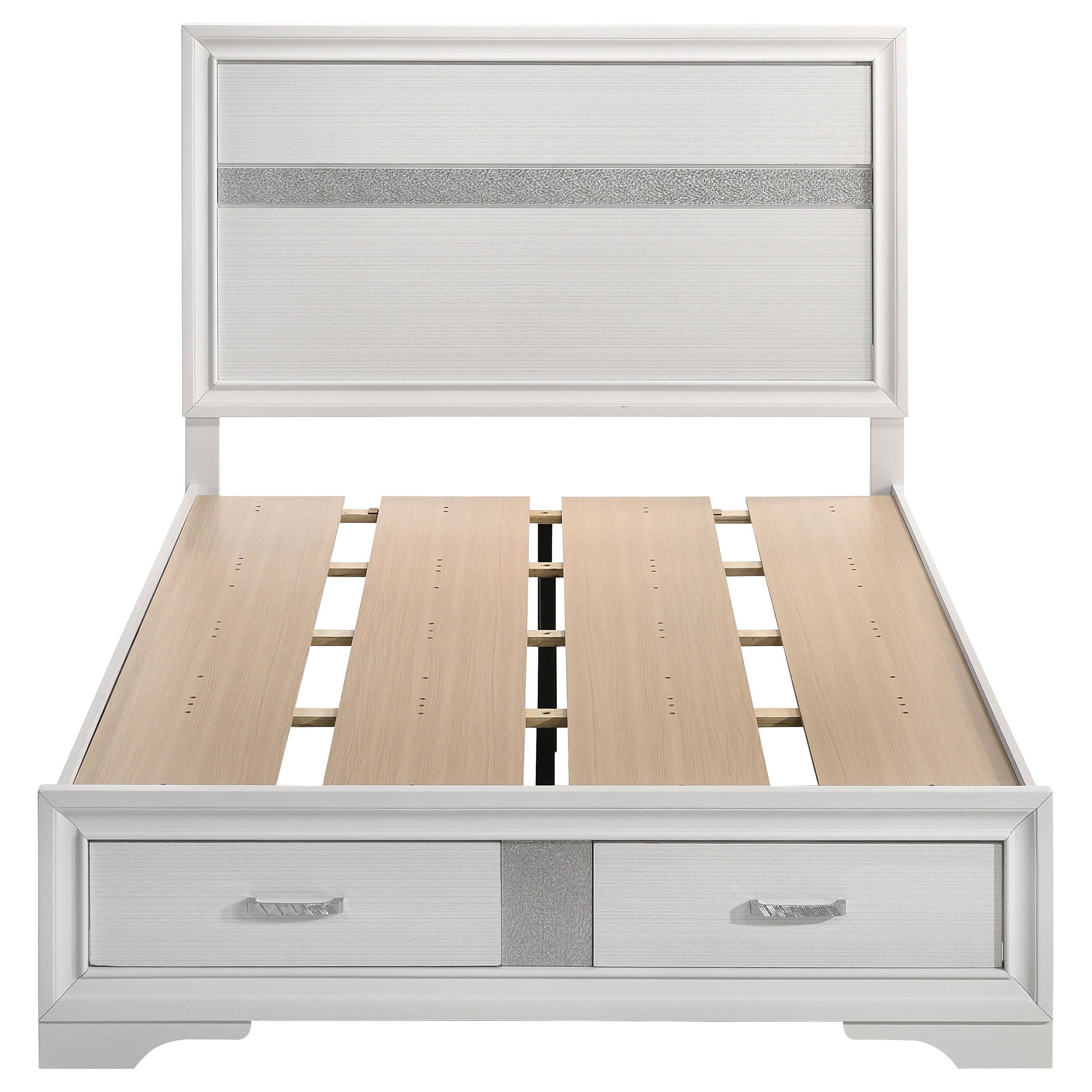 Miranda 51-inch Wood Storage Panel Bed