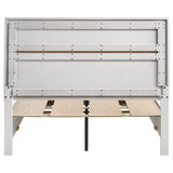 Miranda 51-inch Wood Storage Panel Bed