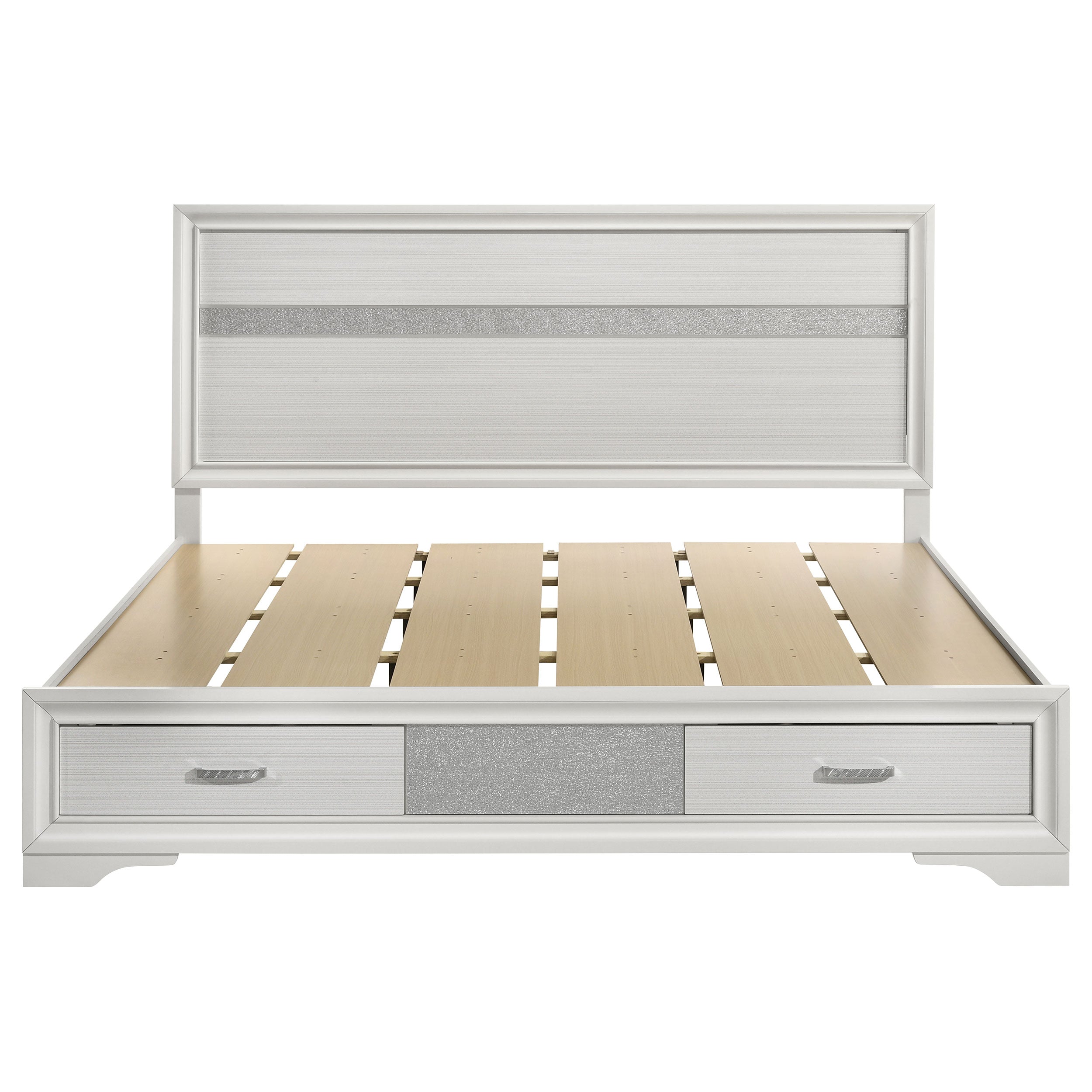 Miranda 51-inch Wood Storage Panel Bed
