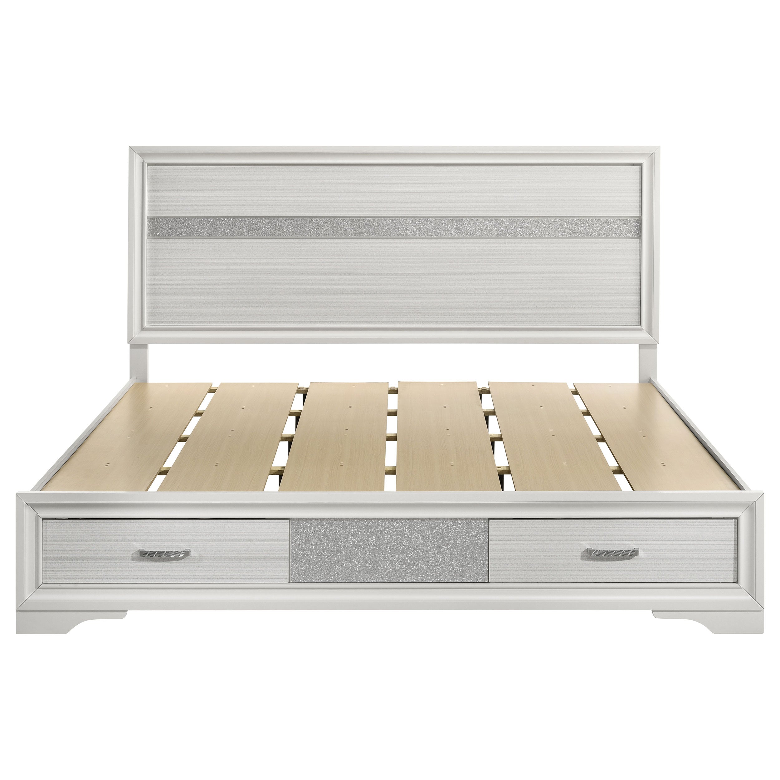 Miranda 51-inch Wood Storage Panel Bed