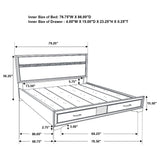 Miranda 51-inch Wood Storage Panel Bed