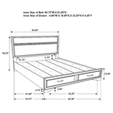 Miranda 51-inch Wood Storage Panel Bed
