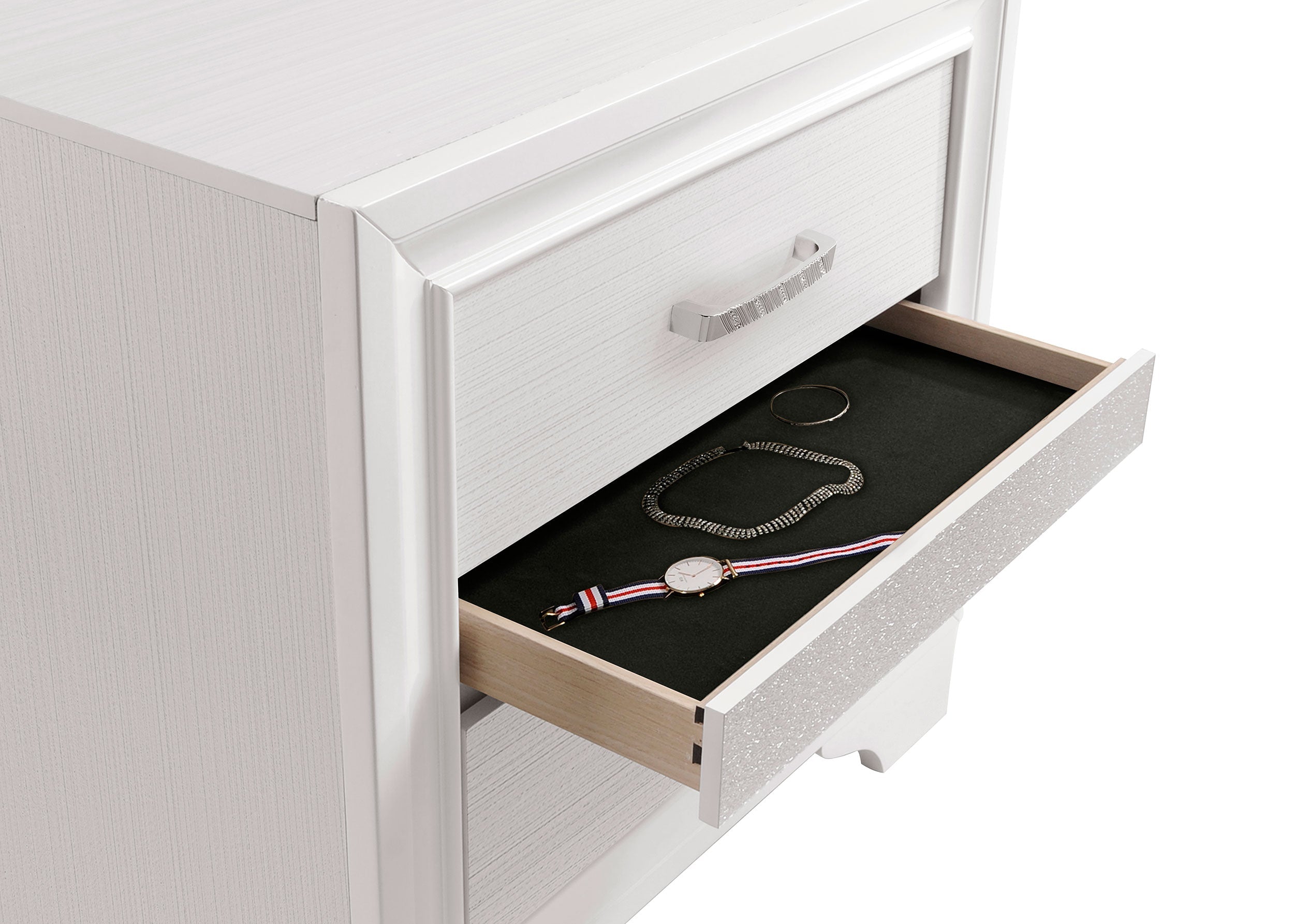 Miranda 3-drawer Nightstand Bedside Table