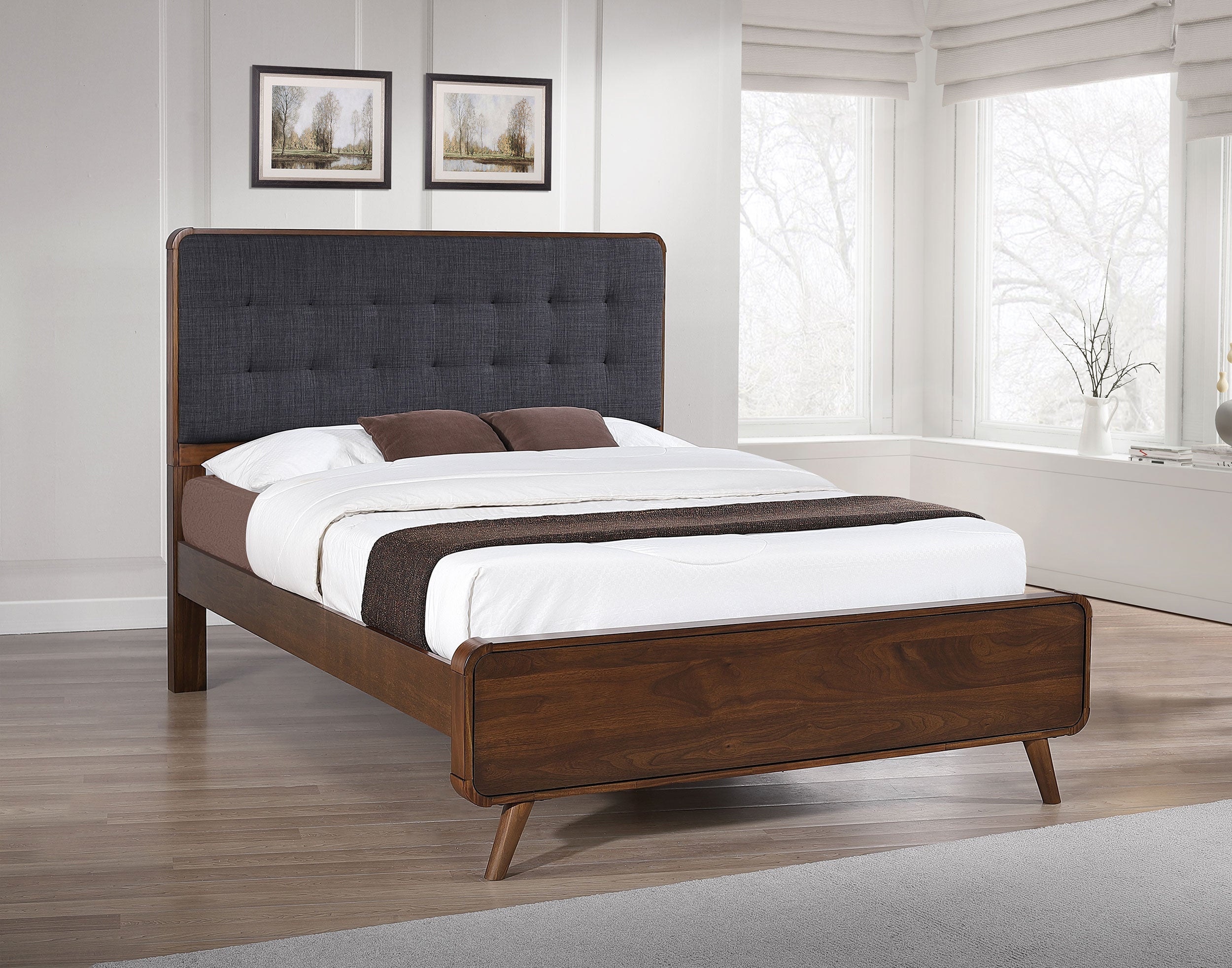 Robyn Wood Platform Bed
