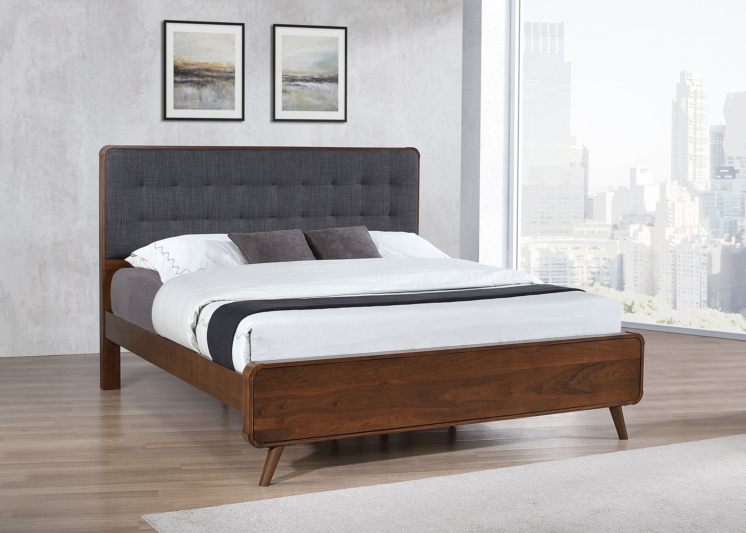 Robyn Wood Platform Bed
