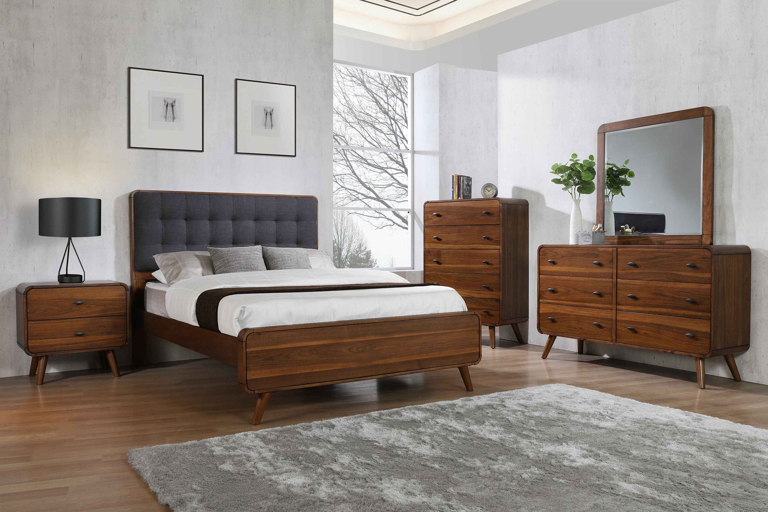 Robyn Wood Platform Bed