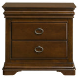 Garland 3-drawer Nightstand Bedside Table Brown Cherry