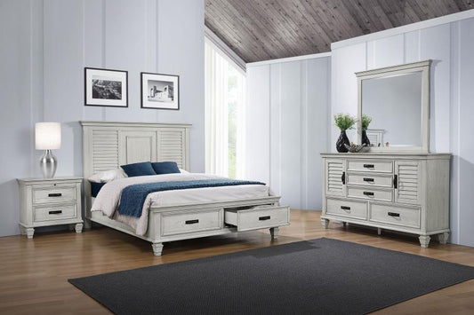 Franco Bedroom Set Distressed