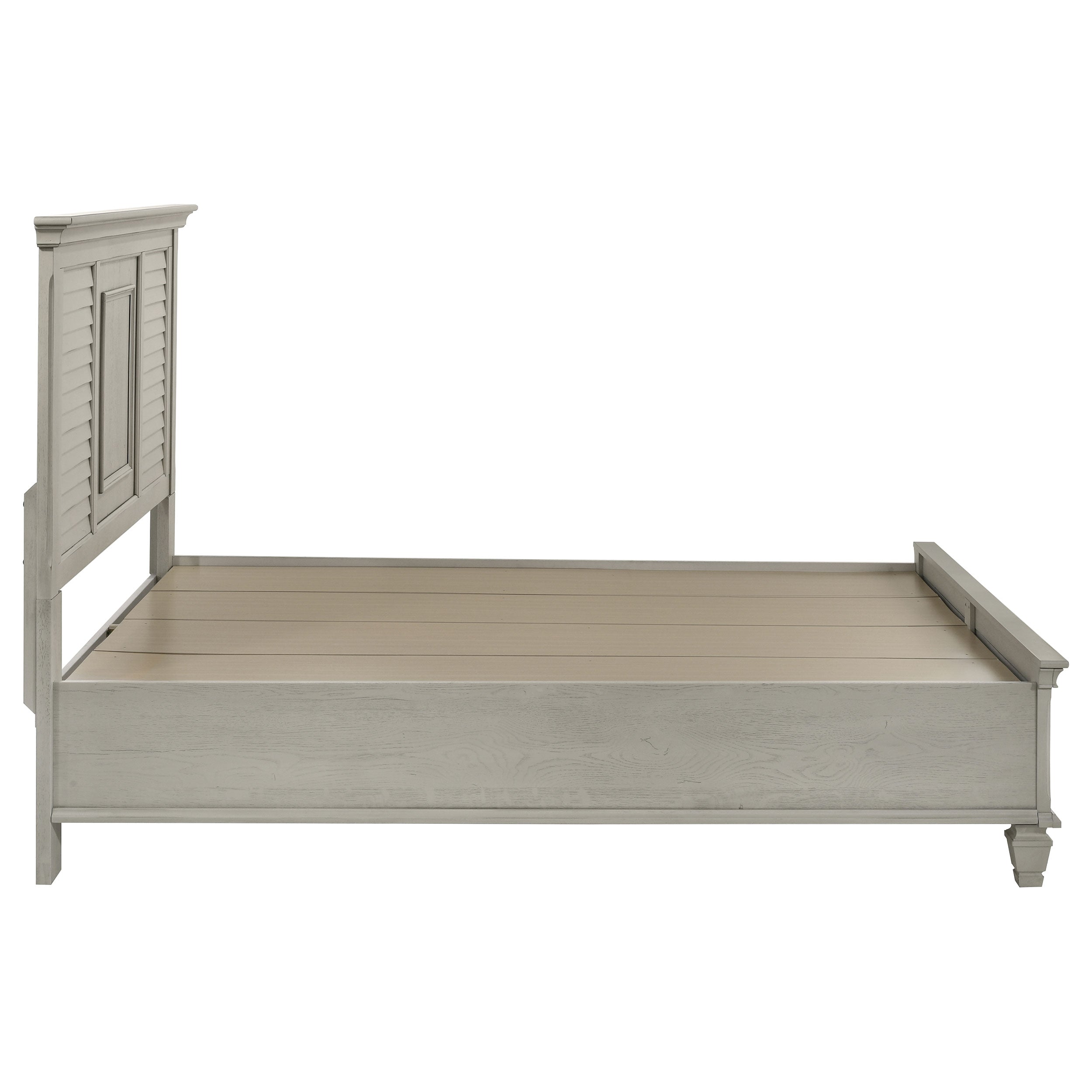 Franco Wood Storage Panel Bed Distressed
