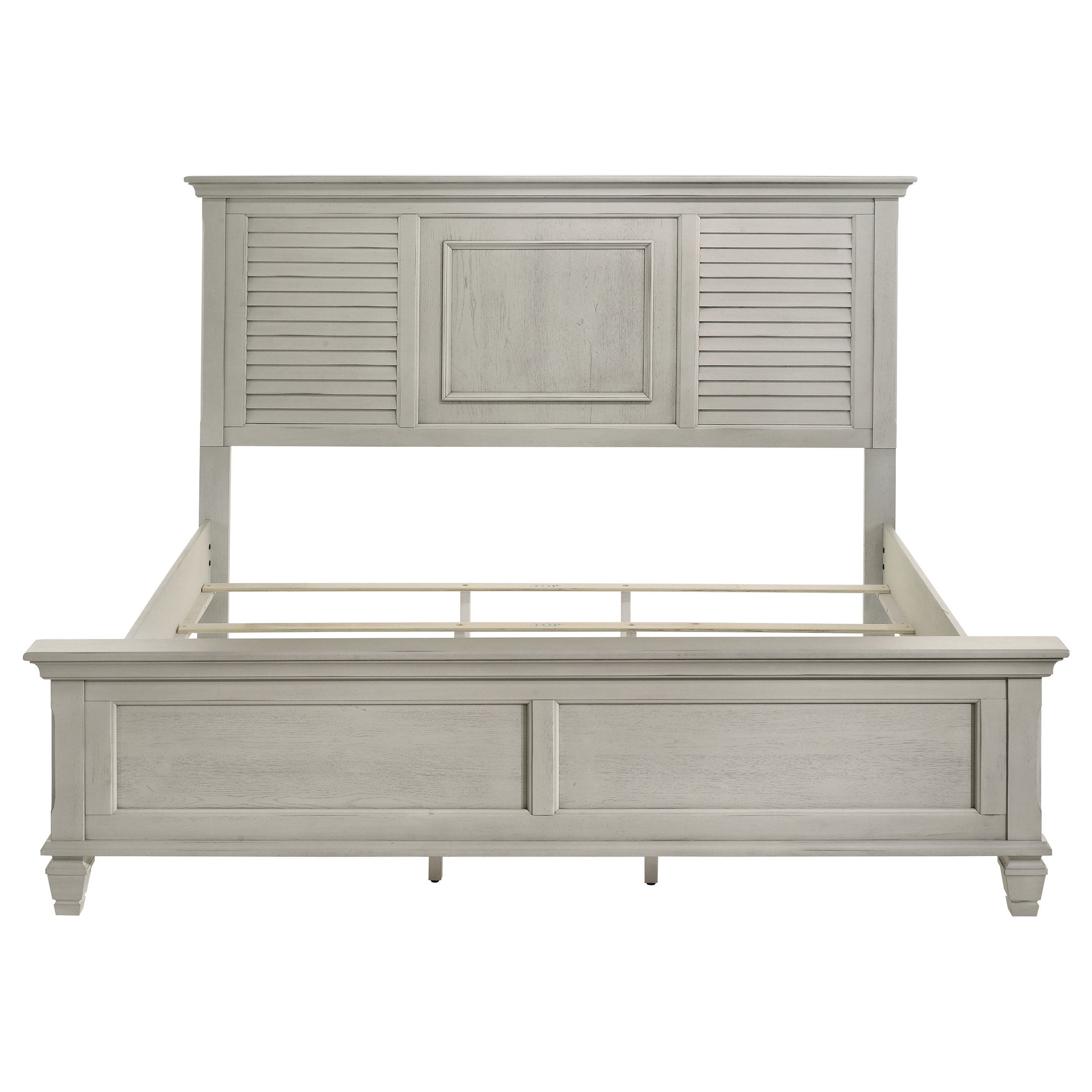 Franco Wood Panel Bed Distressed