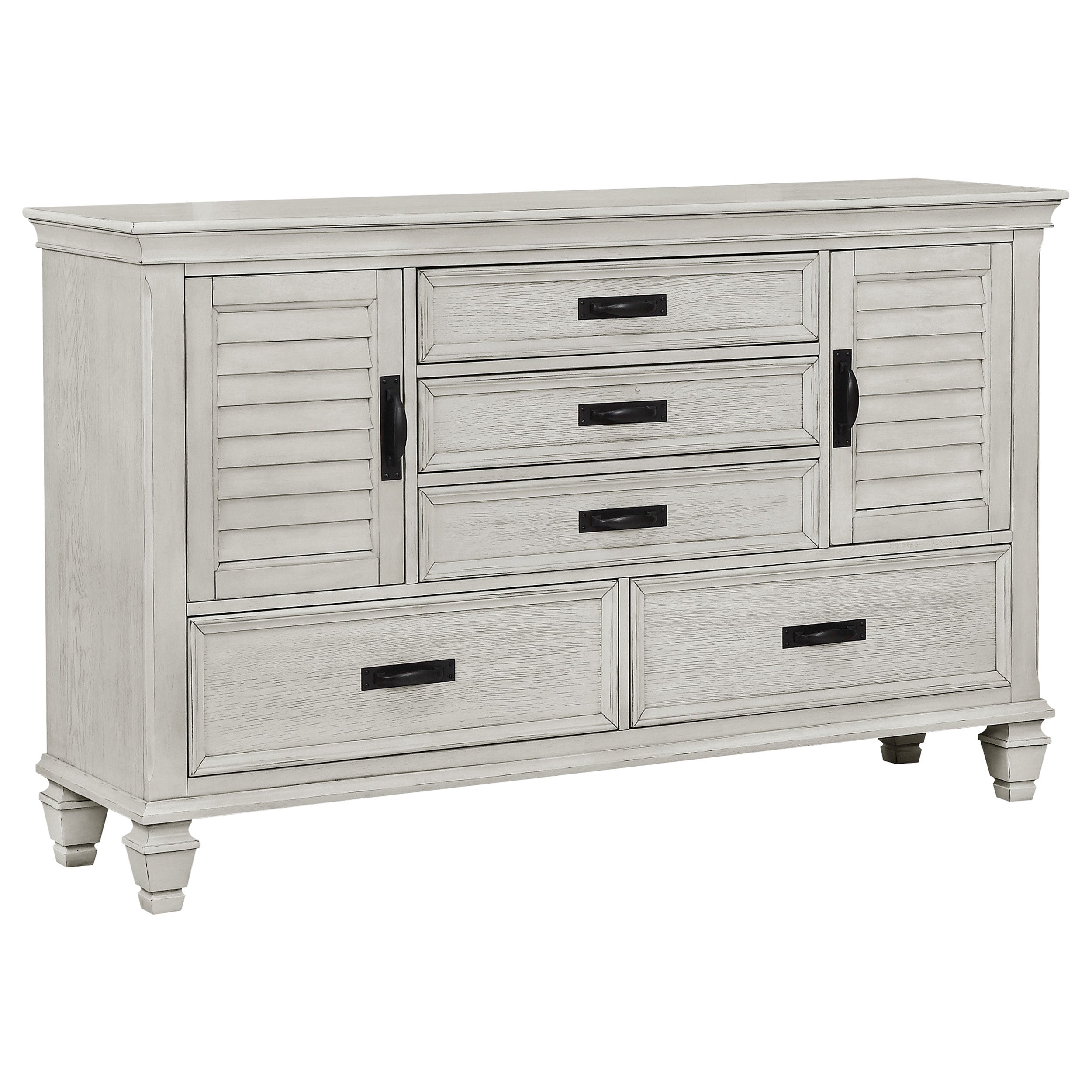 Franco Bedroom Set Distressed