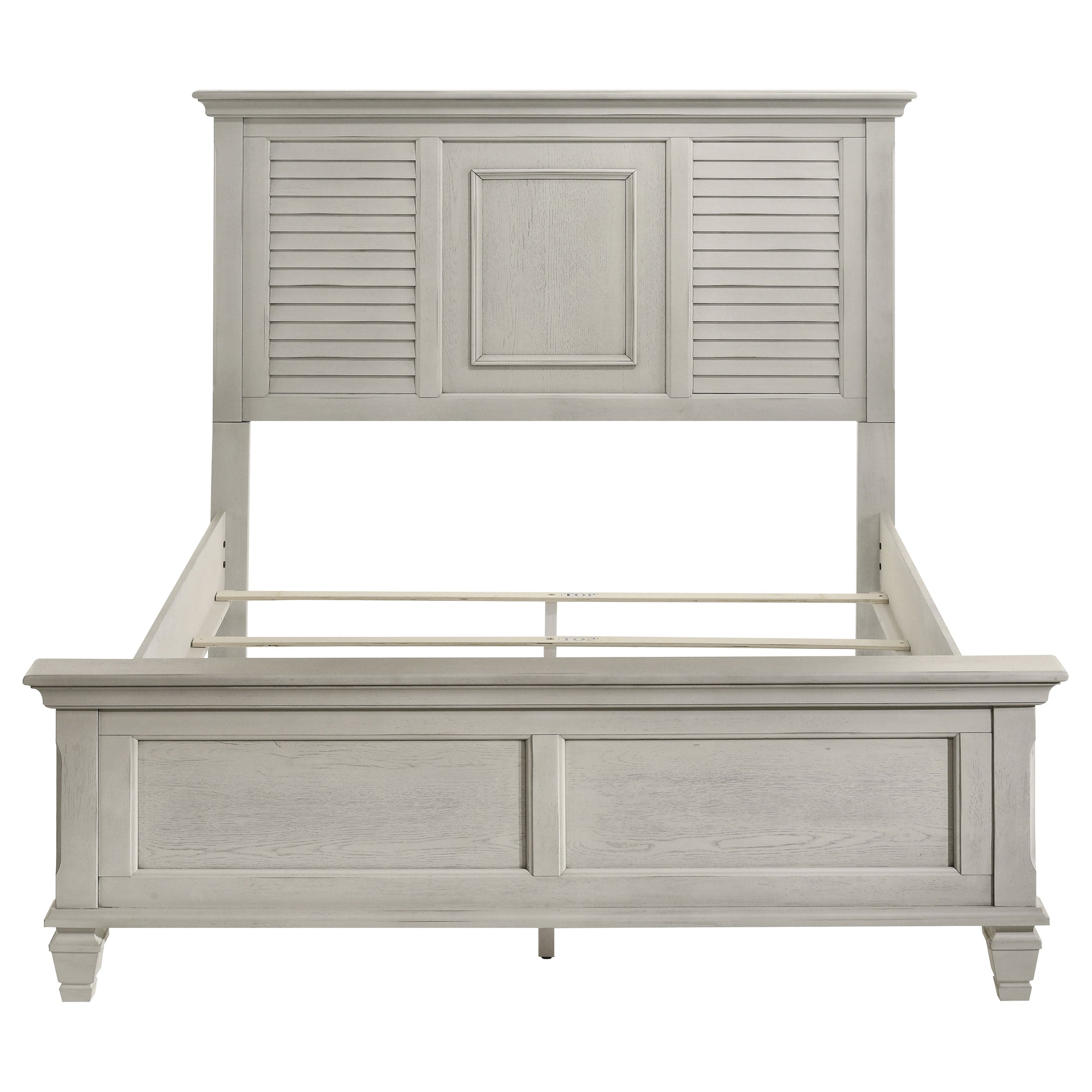 Franco Wood Panel Bed Distressed