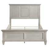 Franco Wood Panel Bed Distressed