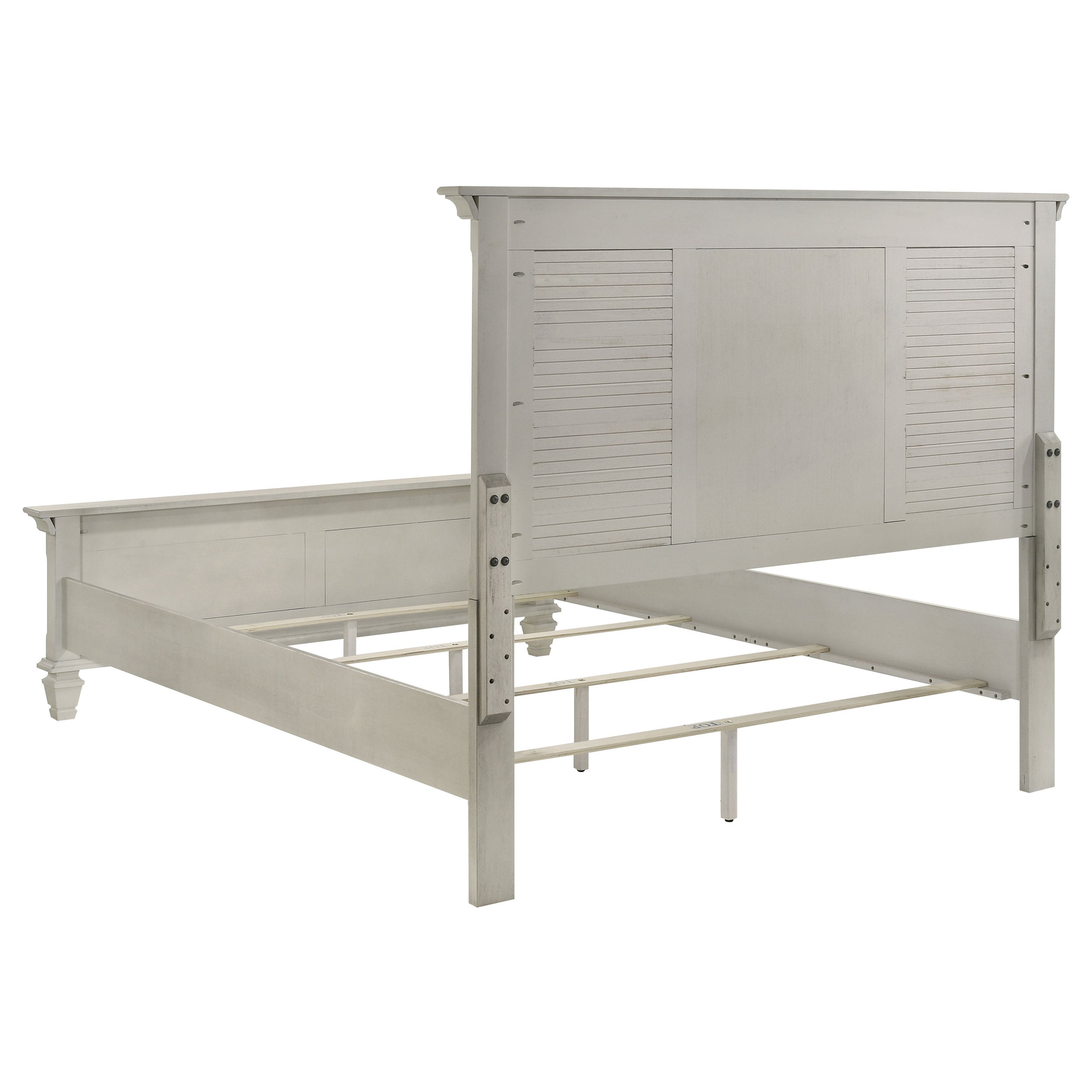 Franco Wood Panel Bed Distressed