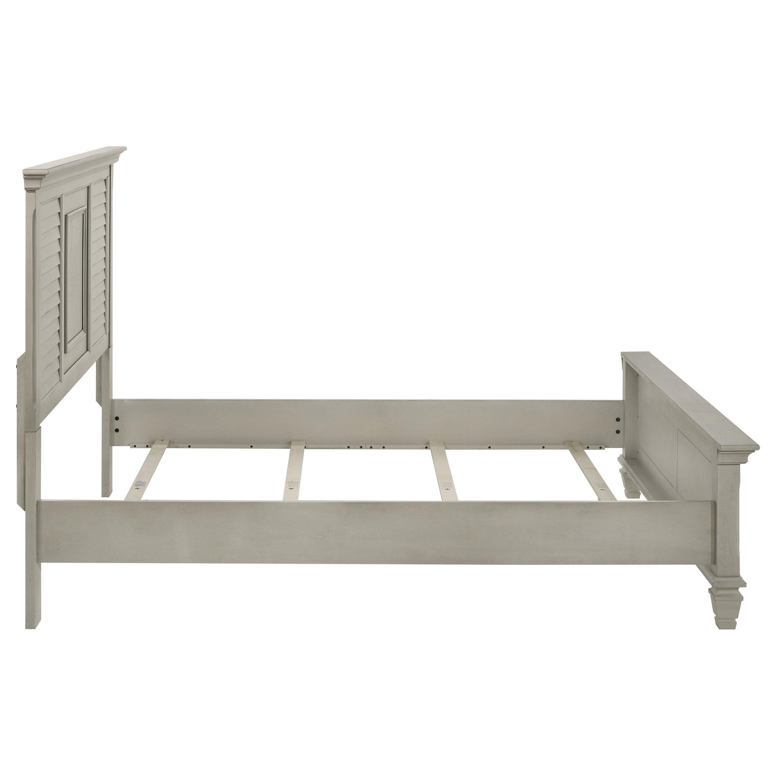 Franco Wood Panel Bed Distressed
