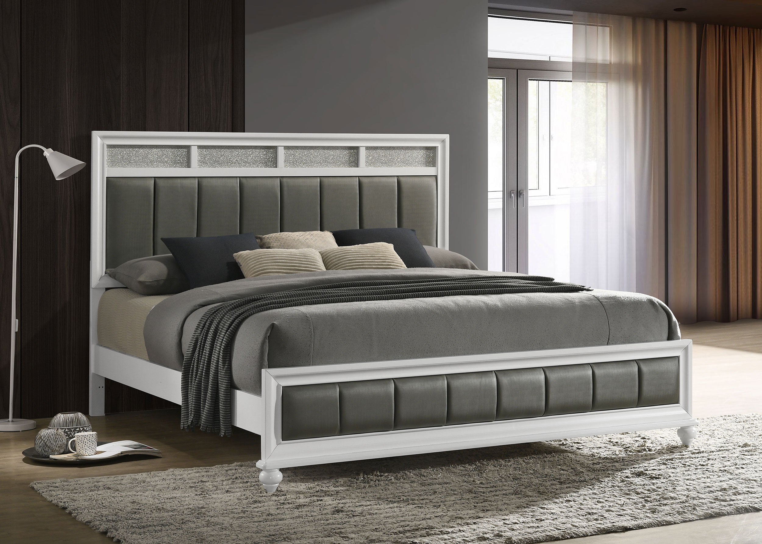 Barzini Wood Panel Bed
