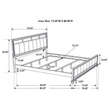 Barzini Wood Panel Bed