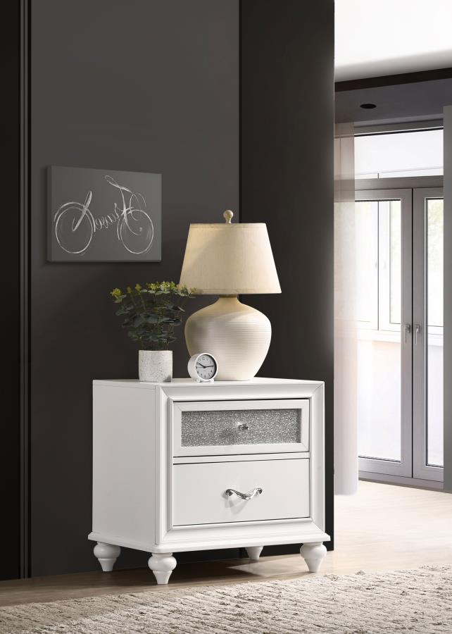 Barzini 2-drawer Nightstand