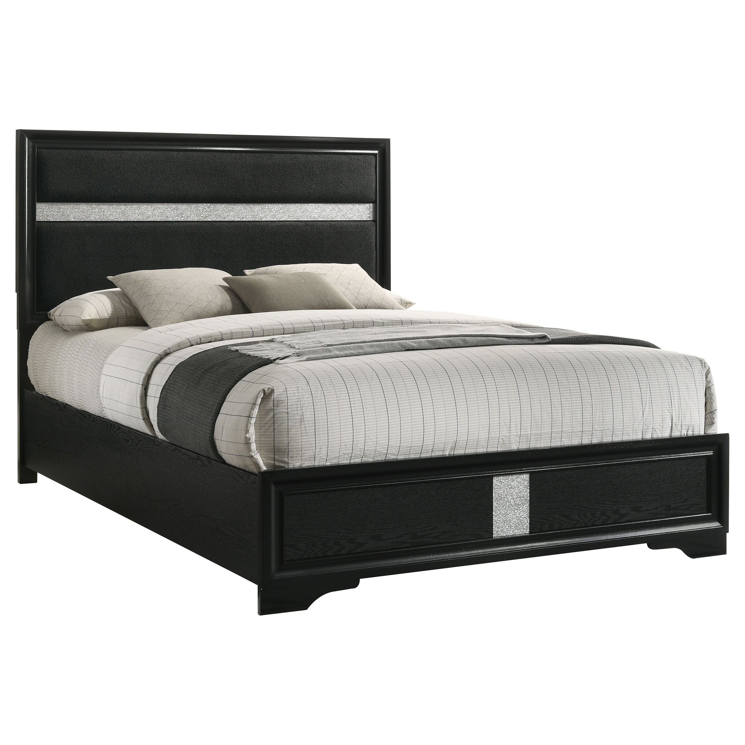 Miranda 54-inch Upholstered Panel Bed