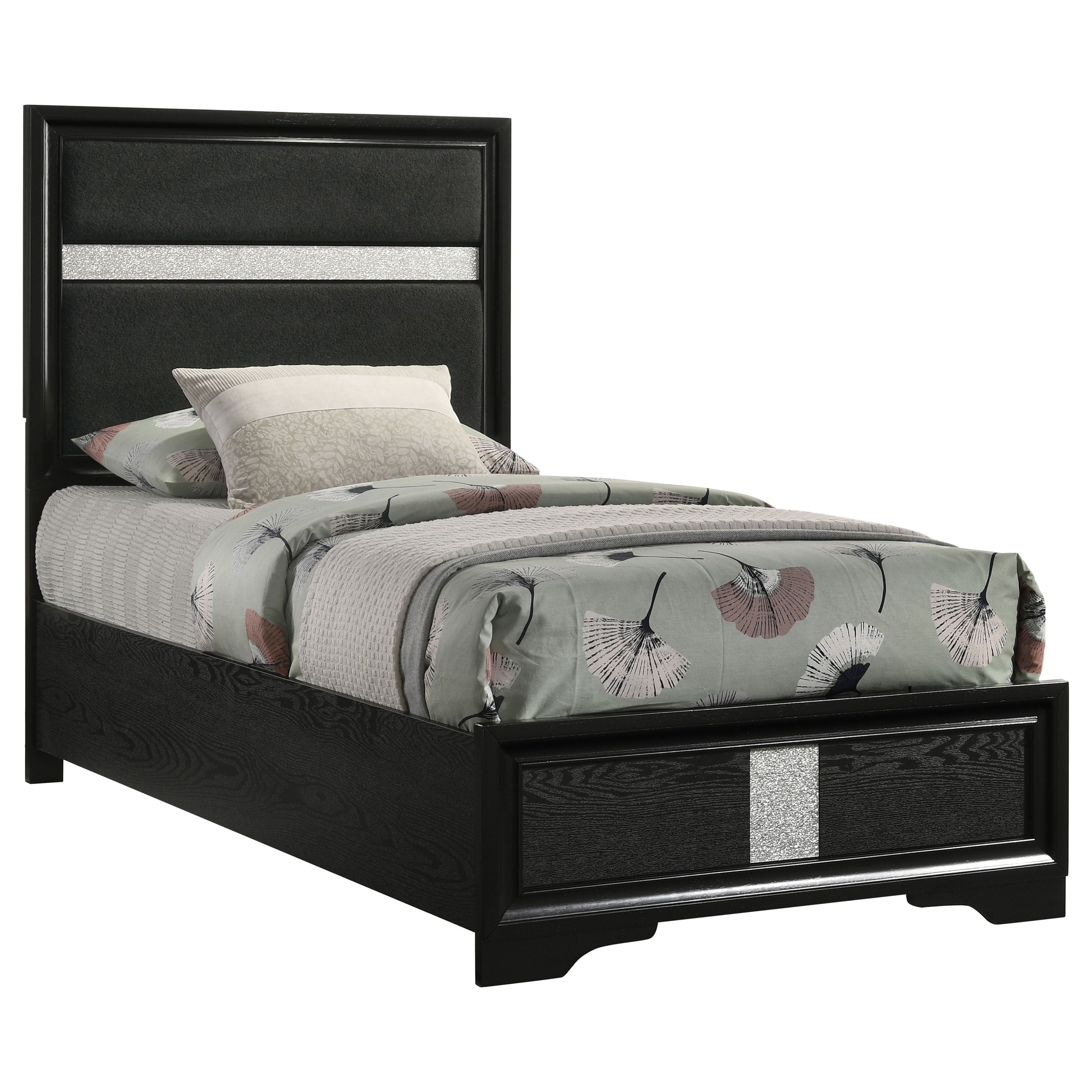 Miranda 54-inch Upholstered Panel Bed