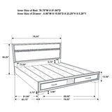 Miranda 51-inch Wood Storage Panel Bed