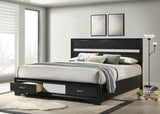 Miranda 51-inch Wood Storage Panel Bed