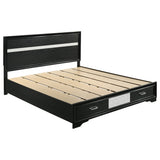Miranda 51-inch Wood Storage Panel Bed